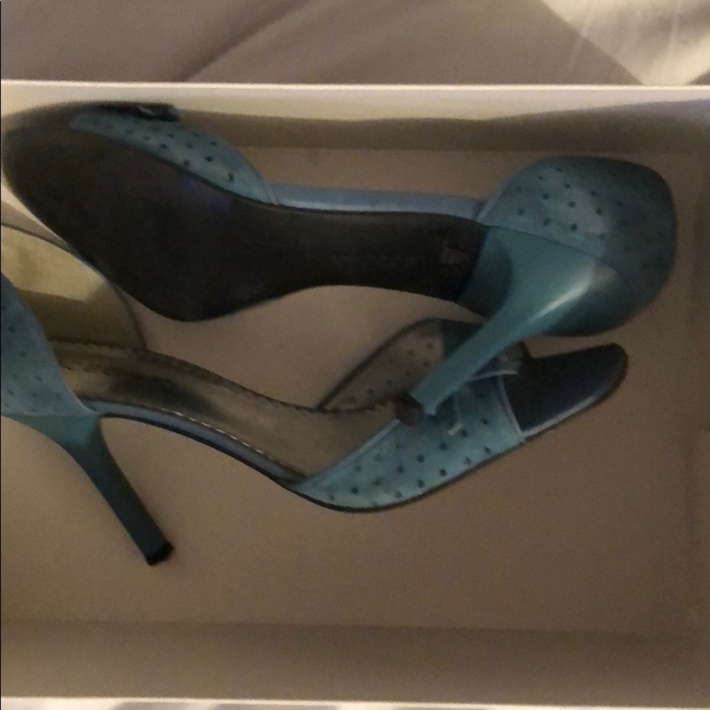 Turquoise BCBG heels